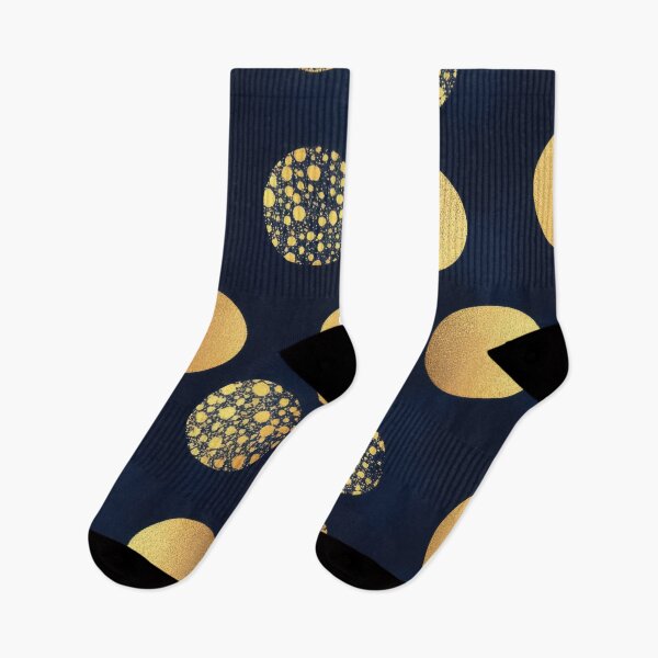Item preview, Gold polka dots on dark background designed and sold by anytka.