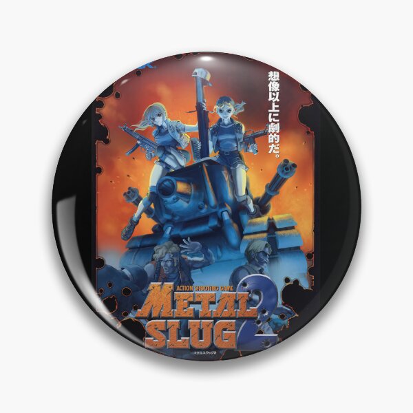 Item preview, Metal Slug 2 Retro Arcade Poster designed and sold by Retr0Tshirts.