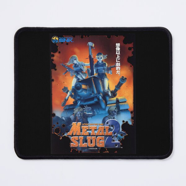 Item preview, Metal Slug 2 Retro Arcade Poster designed and sold by Retr0Tshirts.