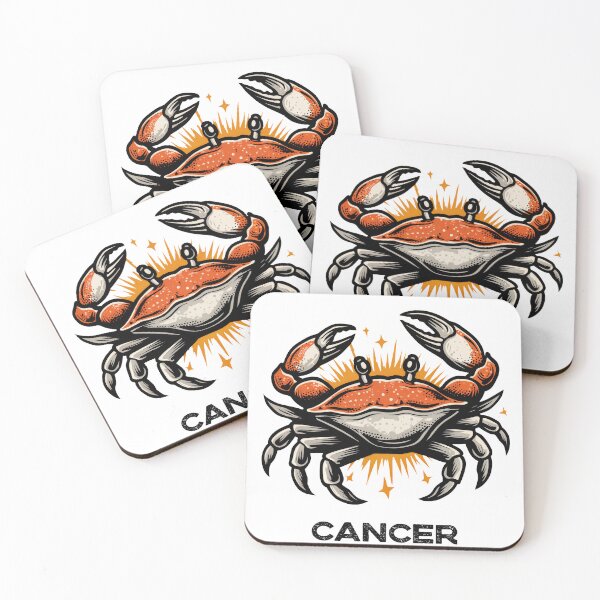 Item preview, Fiery Zodiac Power: Bold Cancer Crab Illustration designed and sold by ForeverPrintsOK.