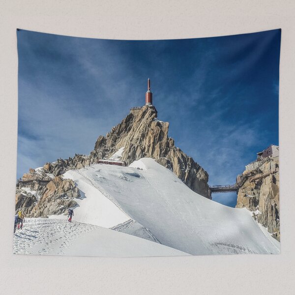 Aperçu de l'œuvre Aiguille du Midi Montagne Mont Blanc Chamonix France créée et vendue par eclecTEEq.