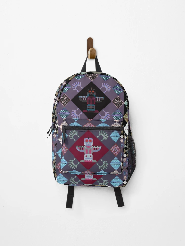 Thumbnail 1 of 3, Backpack, Indian patchwork 13 designed and sold by Design4uStudio.