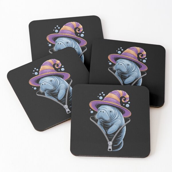 Item preview, Manatee Emerging From A Zipper Halloween  designed and sold by SlogariArt.