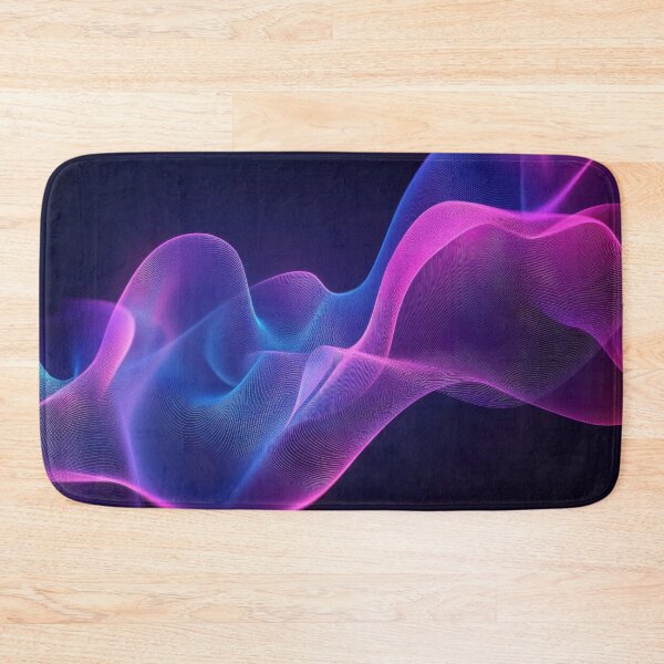 Item preview, Vibrant waves on dark ground designed and sold by anytka.