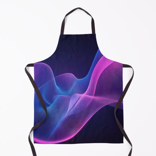 Item preview, Vibrant waves on dark ground designed and sold by anytka.