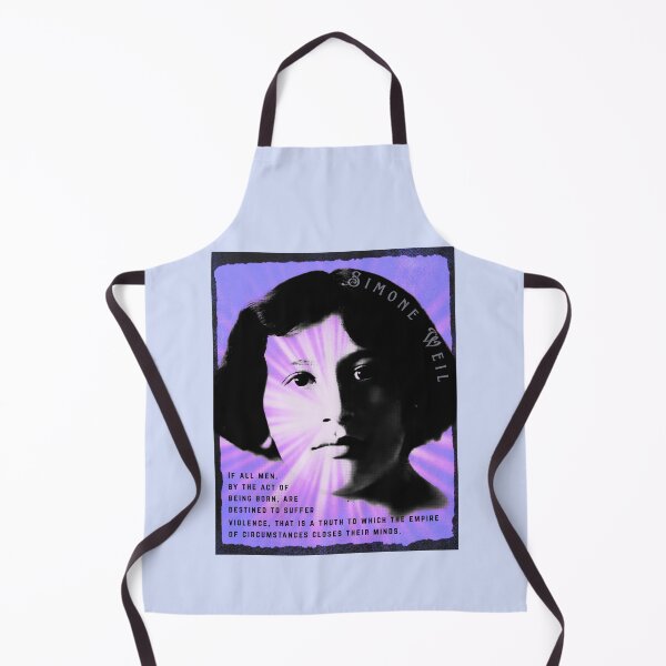 Item preview, Simone Weil quote: If all men, by the act of being born, are destined to suffer violence, that is a truth to which the empire of circumstances closes their minds. designed and sold by artbleed.