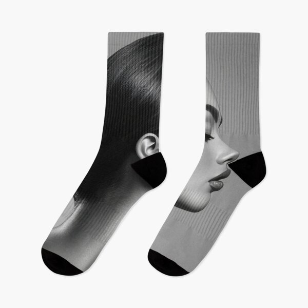 Item preview, Chic black and white portrait designed and sold by anytka.