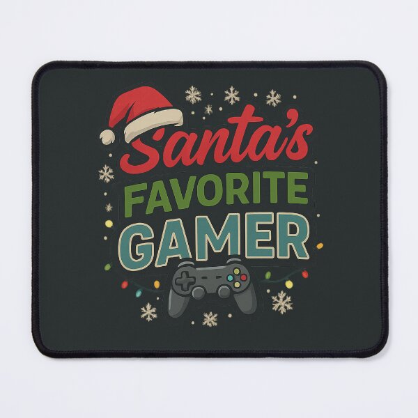 Item preview, Santa’s Favorite Gamer Funny Christmas Gaming Design designed and sold by Meandmyshop.