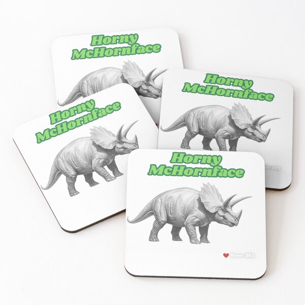 Item preview, Horny McHornface Triceratops Joke designed and sold by Room303Ltd.
