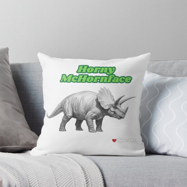 Item preview, Horny McHornface Triceratops Joke designed and sold by Room303Ltd.
