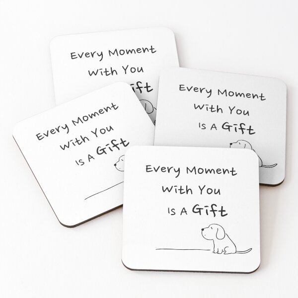 Item preview, Every Moment With You Is A Gift Minimal Beagle Quote designed and sold by Tong4130.