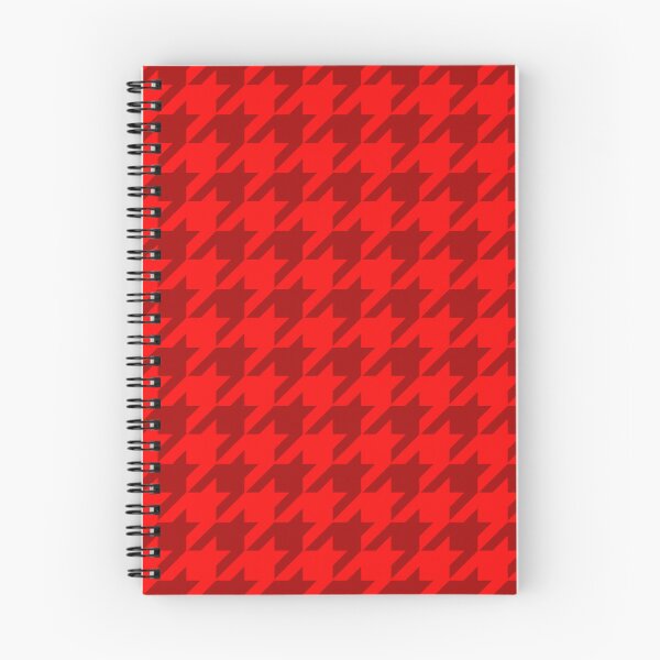 Item preview, Red Maroon Houndstooth Check Pattern Design  designed and sold by PatternTitan.