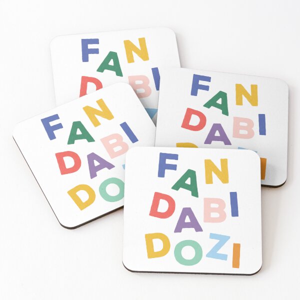 Item preview, Fandabidozi – Colourful Scottish Saying Design with Fun, Playful Style designed and sold by tenementstudios.
