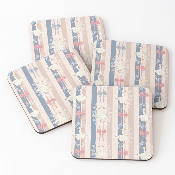 Item preview, Vintage Cottagecore Geese with Bows designed and sold by RowanDraco.