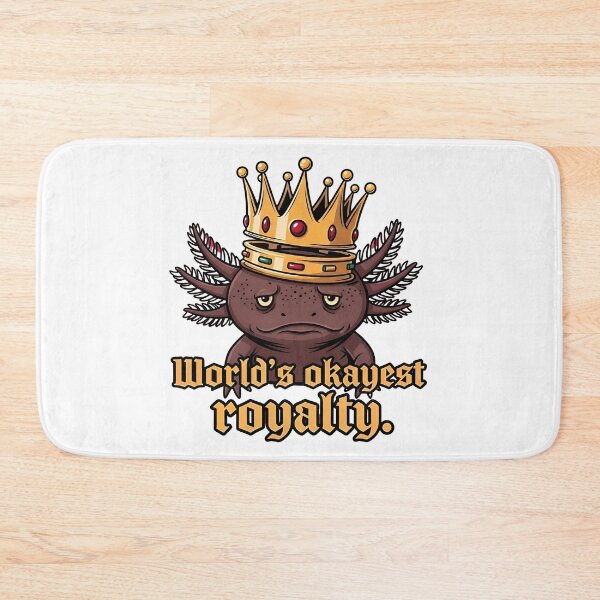 Item preview, World's Okayest Royalty Crowned Axolotl – Gift for Modest Achievers designed and sold by Luminari Creations.
