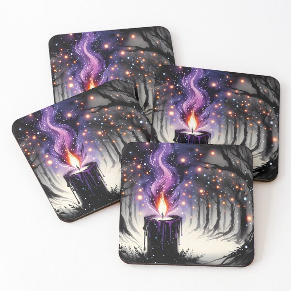 Item preview, Magic Purple Candle, Ai Generated Art  designed and sold by ACC .