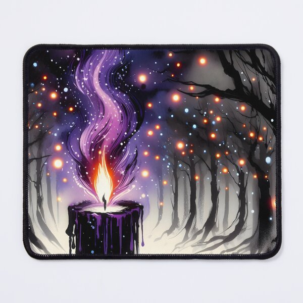 Item preview, Magic Purple Candle, Ai Generated Art designed and sold by ACC .
