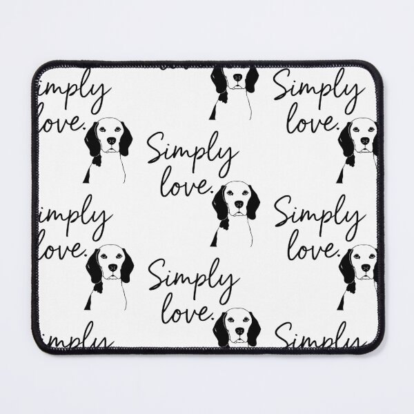 Item preview, Simply Love Modern Beagle Line Art Quote designed and sold by Tong4130.