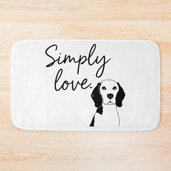 Item preview, Simply Love Modern Beagle Line Art Quote designed and sold by Tong4130.