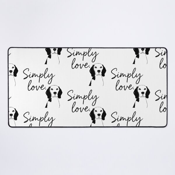 Item preview, Simply Love Modern Beagle Line Art Quote designed and sold by Tong4130.