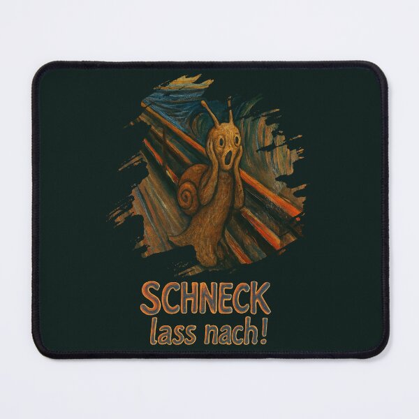 Item preview, Snail, let it go – Funny art parody (pun on “Schreck, let it go” & Munch’s The Scream) designed and sold by GiborDesign.
