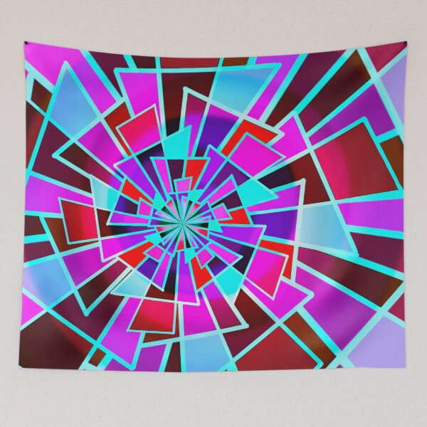 Item preview, Triangulation Violet Retro Style Abstract designed and sold by Lycanth.