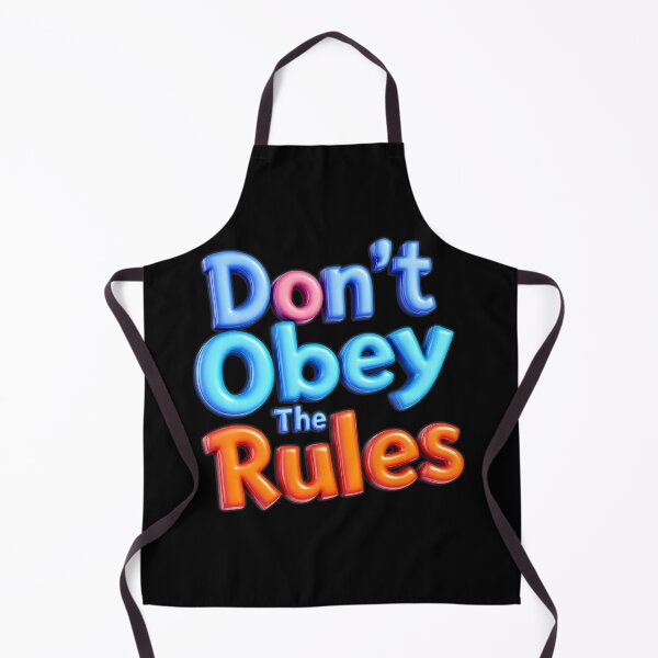 Item preview, Don’t Obey the Rules — Bold 3D Typography Quote Design designed and sold by Aileen404.