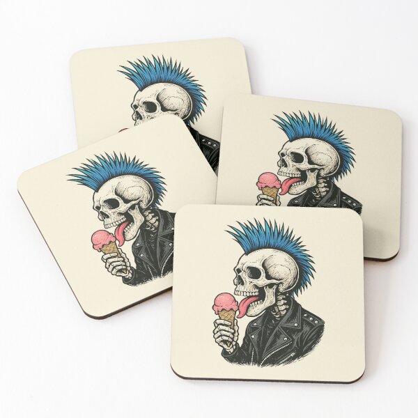 Item preview, ice cream punk Skull designed and sold by Pintwich.