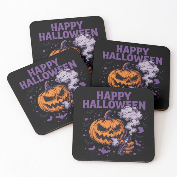 Aperçu de l'œuvre Joyeux Halloween Vape Pumpkin créée et vendue par House of Taste Vape Designs.