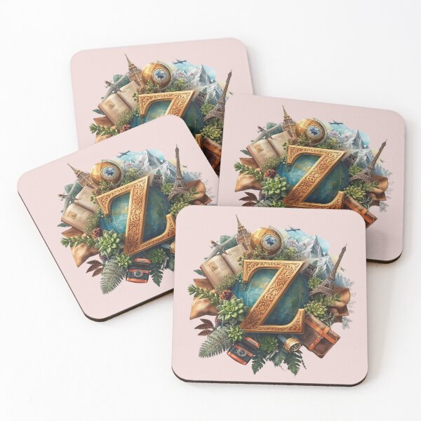 Item preview, Adventure Awaits – Vintage Travel Letter Z Monogram | Zeal, Zenith & Faithful Journey Design designed and sold by AmenAlways.