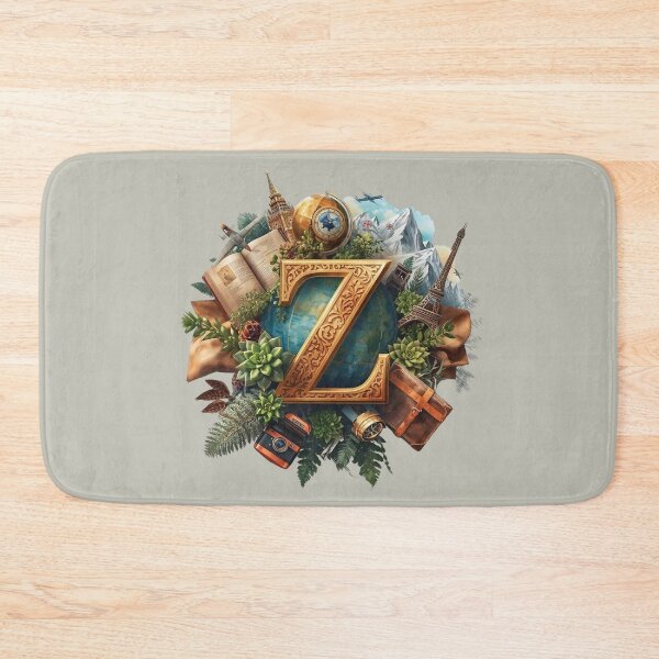 Item preview, Adventure Awaits – Vintage Travel Letter Z Monogram | Zeal, Zenith & Faithful Journey Design designed and sold by AmenAlways.