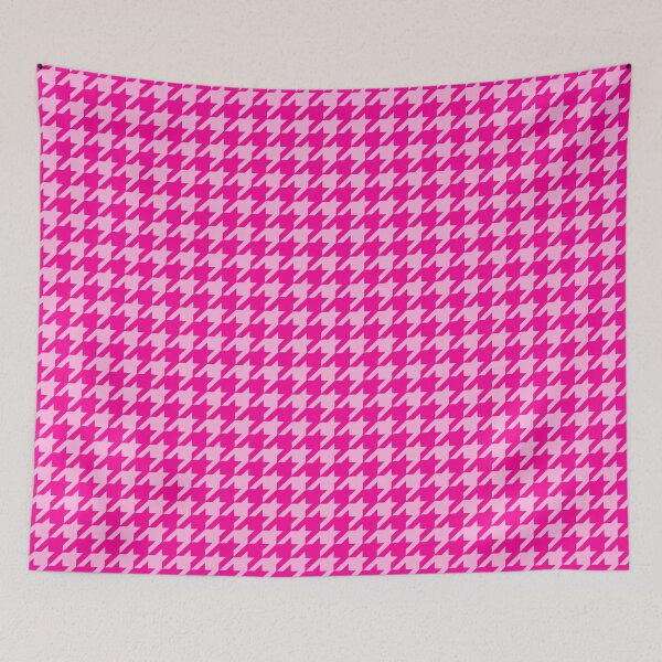 Item preview, Light and Dark Pink Houndstooth Check Pattern Design  designed and sold by PatternTitan.