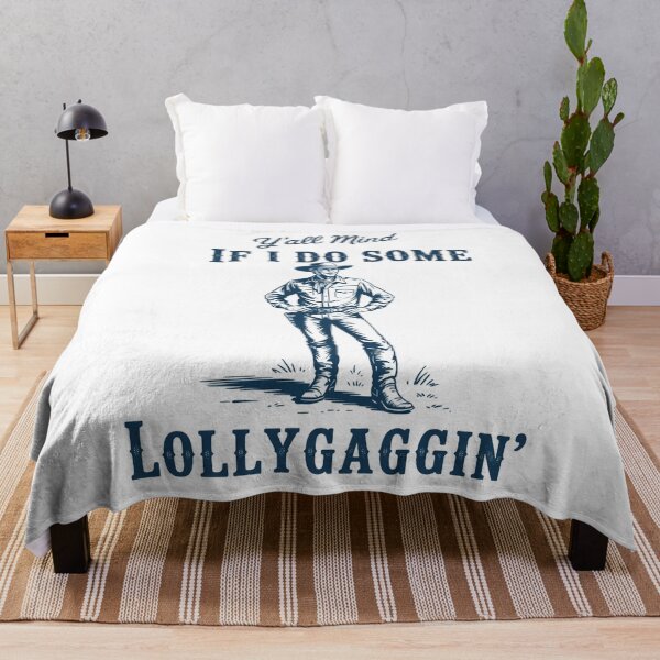 Item preview, Y'All Mind If I Do Some Lollygagging Cowboy Frog designed and sold by SlogariArt.