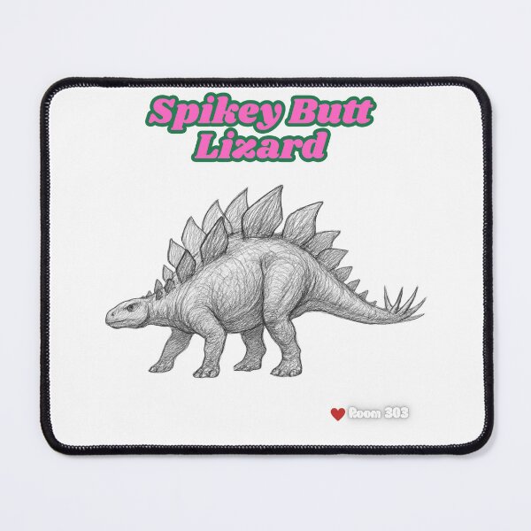 Item preview, Spikey Butt Lizard Stegosaurus Joke designed and sold by Room303Ltd.