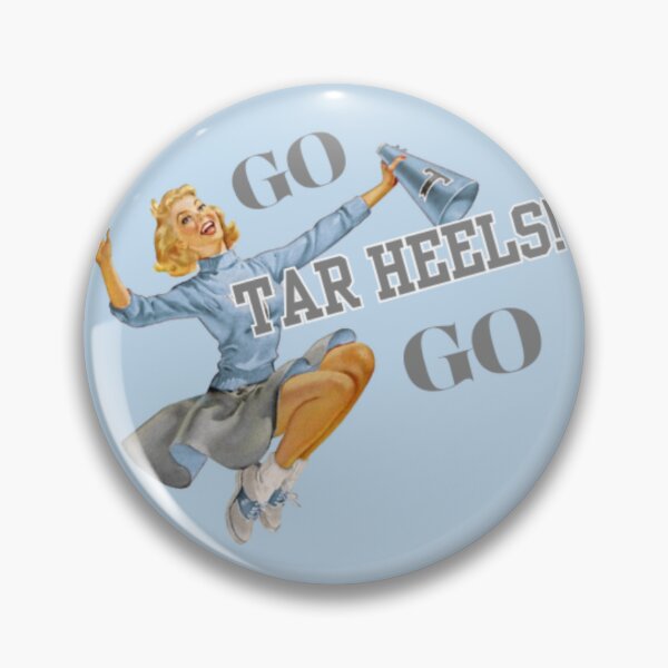 Item preview, "Go Tar Heels Go" Retro Vintage Carolina Blue  designed and sold by clarityabundant.