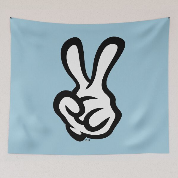 Item preview, V Sign / Victory Sign (Left Hand / Hand Sign / POS 2C) designed and sold by MrFaulbaum.