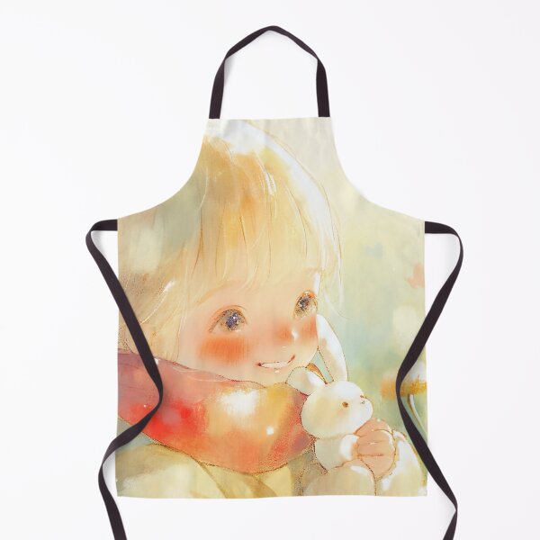Item preview, Sunny Watercolor Girl and Bunny? designed and sold by SweetSprash.