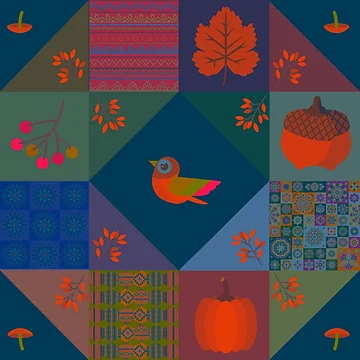 Artwork thumbnail, PATCHWORK217 by Design4uStudio