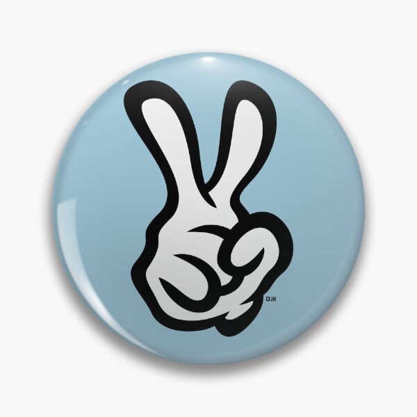 Item preview, V Sign / Victory Sign (Right Hand / Hand Sign / POS 2C) designed and sold by MrFaulbaum.