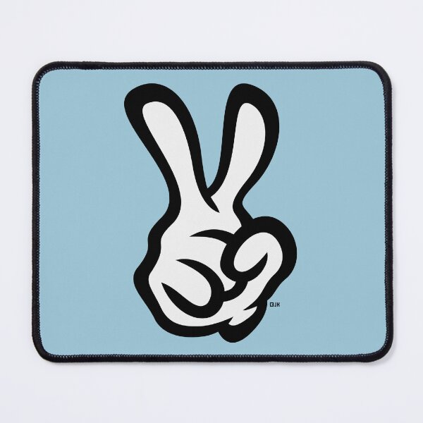 Item preview, V Sign / Victory Sign (Right Hand / Hand Sign / POS 2C) designed and sold by MrFaulbaum.