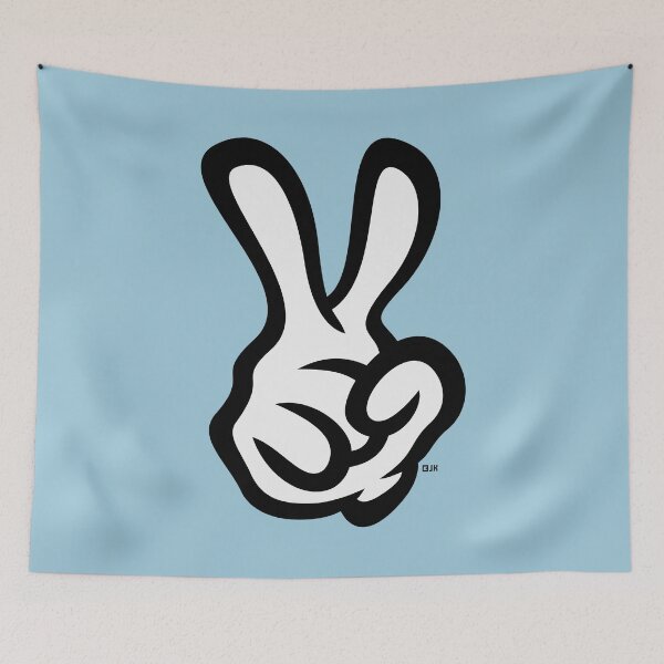 Item preview, V Sign / Victory Sign (Right Hand / Hand Sign / POS 2C) designed and sold by MrFaulbaum.