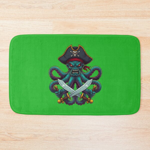 Item preview, A BAD OCTOPUS PIRATE designed and sold by infinitearte.