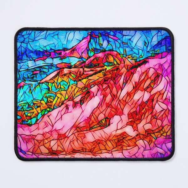 Item preview, HILLS IN STAINED GLASS designed and sold by RiverDeeDesigns.