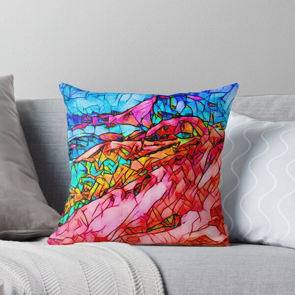 Item preview, HILLS IN STAINED GLASS designed and sold by RiverDeeDesigns.