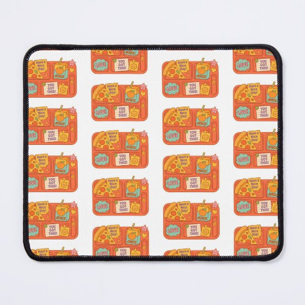 Item preview, Lunchbox illustration with motivational notes and snacks for back to school, AI generated designed and sold by dvoevnore.