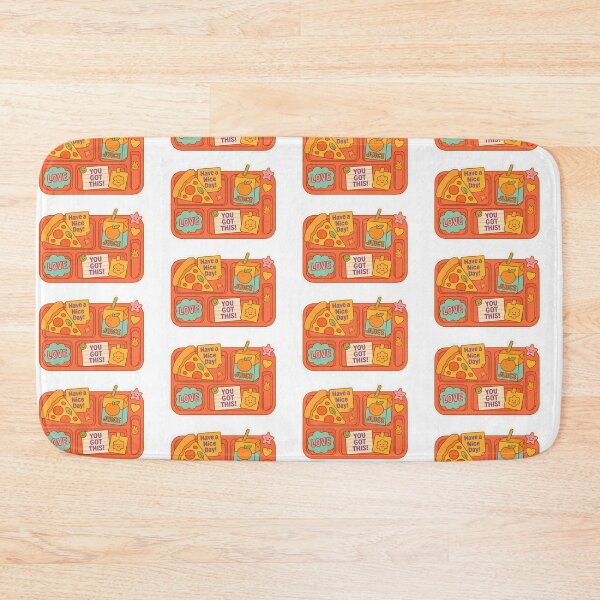 Item preview, Lunchbox illustration with motivational notes and snacks for back to school, AI generated designed and sold by dvoevnore.