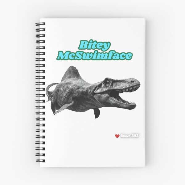 Item preview, Bitey McSwimface Mosasaurus Joke designed and sold by Room303Ltd.