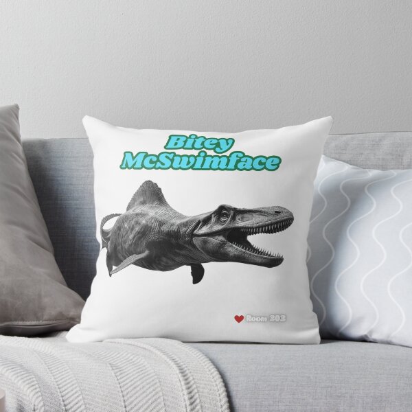 Item preview, Bitey McSwimface Mosasaurus Joke designed and sold by Room303Ltd.