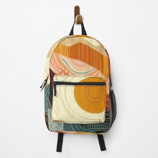 Item preview, Abstract Autumn Sunset Collection - Mountains in Vibrant Colors - Natural Art Accessories designed and sold by XNewStore.