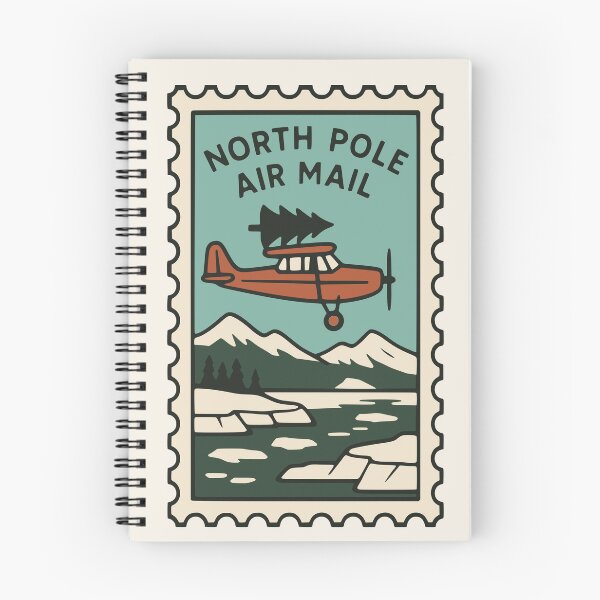 Item preview, Nostalgic Polar Airmail – Vintage Christmas Postage designed and sold by PrintSmithArt.